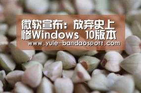 微软宣布:放弃史上惨Windows 10版本!-半岛app(图3) 半岛app